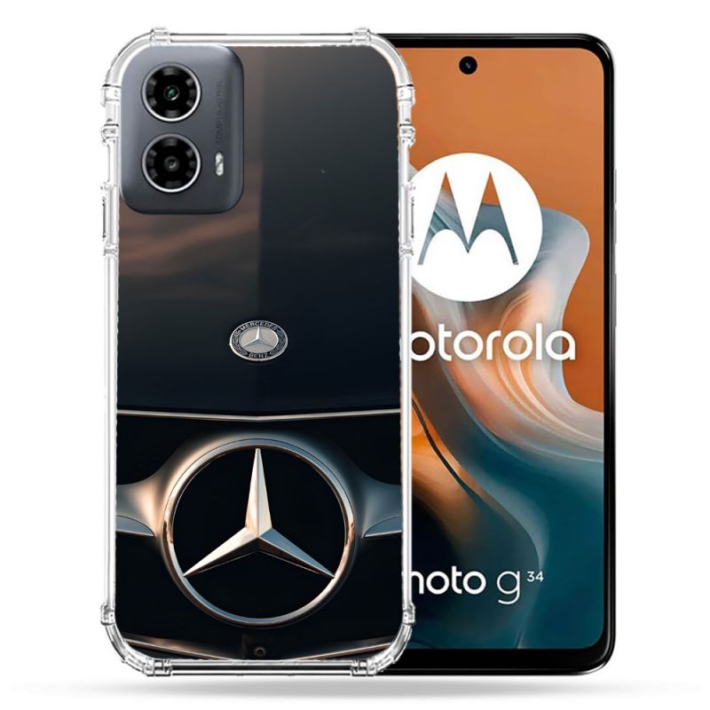 Coque Renforcée Pour Motorola G34 5G Mercedes Calendre