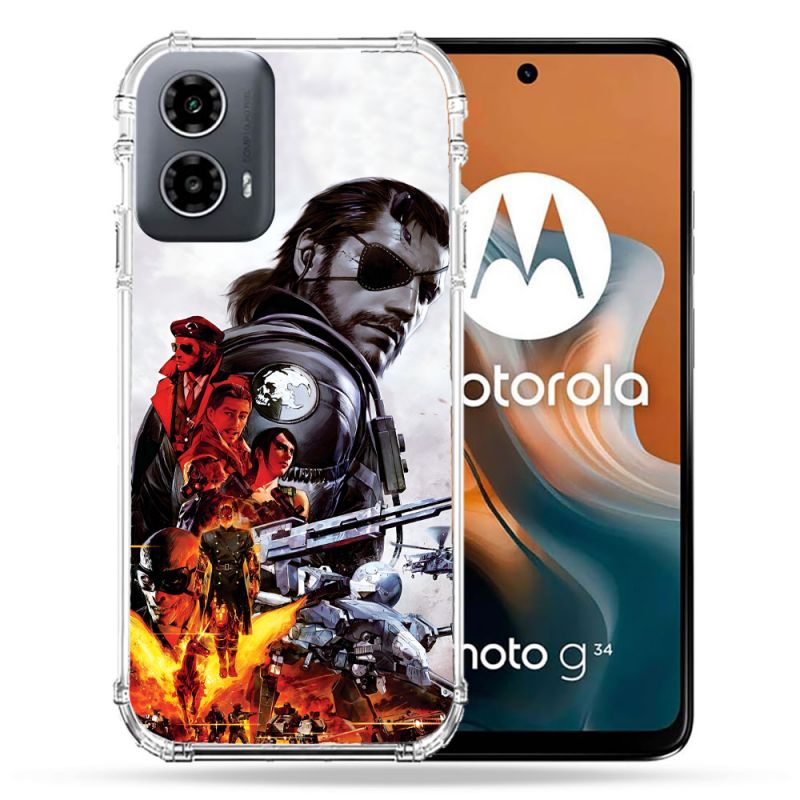 Coque Renforcée Pour Motorola G34 5G Metal Gear Solid