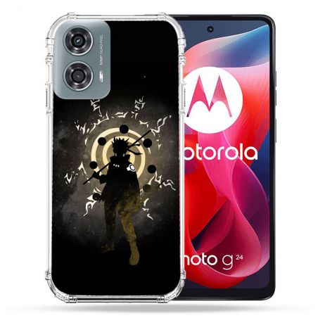 Coque Renforcée Pour Motorola G24 4G Manga Naruto Sage