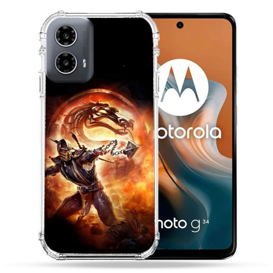 Coque Renforcée Pour Motorola G34 5G Mortal Combat