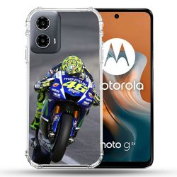 Coque Renforcée Pour Motorola G34 5G Moto Course GP Wheeling 46