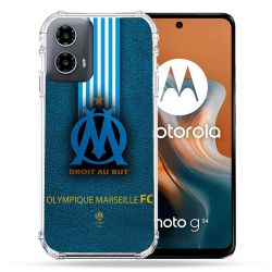 Coque Renforcée Pour Motorola G34 5G Olympique Marseille OM Bande