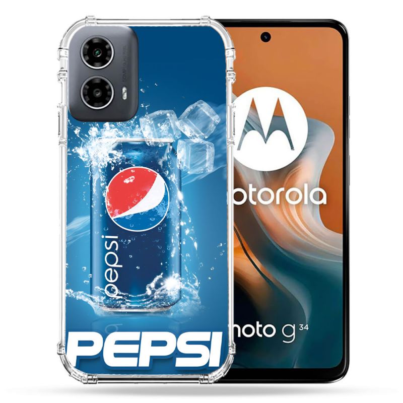 Coque Renforcée Pour Motorola G34 5G Pepsi
