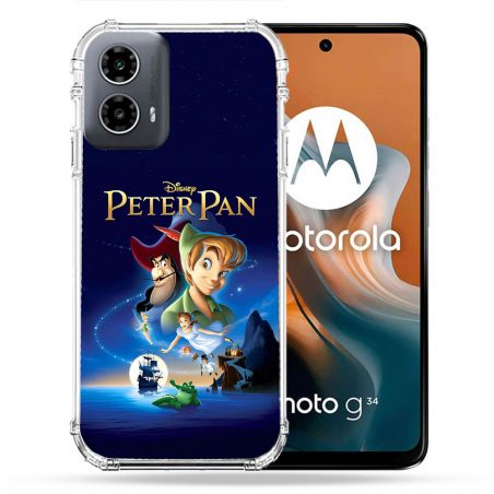 Coque Renforcée Pour Motorola G34 5G Peter Pan Affiche