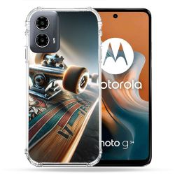 Coque Renforcée Pour Motorola G34 5G Planche Skate