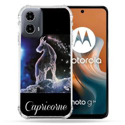 Coque Renforcée Pour Motorola G34 5G Signe Zodiaque 2 Capricorne