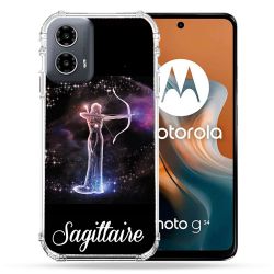 Coque Renforcée Pour Motorola G34 5G Signe Zodiaque 2 Sagittaire