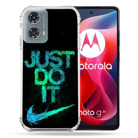 Coque Renforcée Pour Motorola G24 4G Nike Just Do It