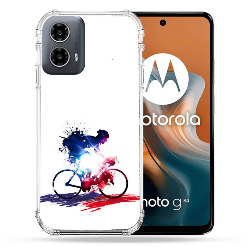 Coque Renforcée Pour Motorola G34 5G Sport Cyclisme France