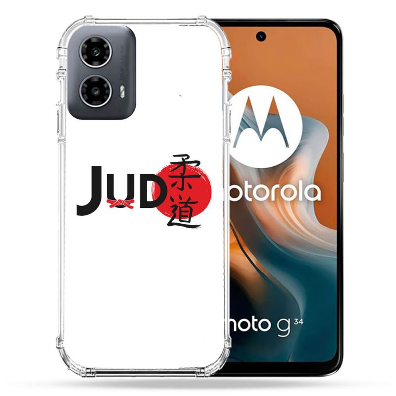 Coque Renforcée Pour Motorola G34 5G Sport Judo Logo