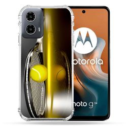 Coque Renforcée Pour Motorola G34 5G Sport Tennis Reflet