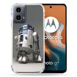 Coque Renforcée Pour Motorola G34 5G Star Wars - R2D2