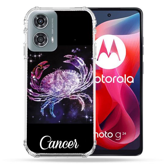 Coque Renforcée Pour Motorola G24 4G Signe Zodiaque 2 Cancer