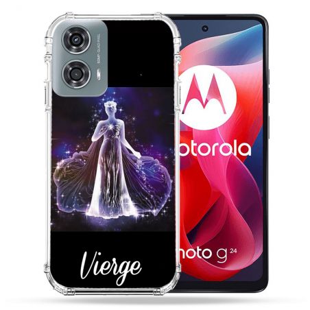 Coque Renforcée Pour Motorola G24 4G Signe Zodiaque 2 Vierge