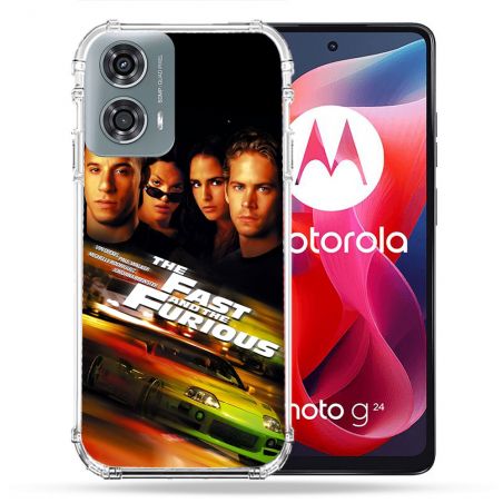 Coque Renforcée Pour Motorola G24 4G The Fast And Furious