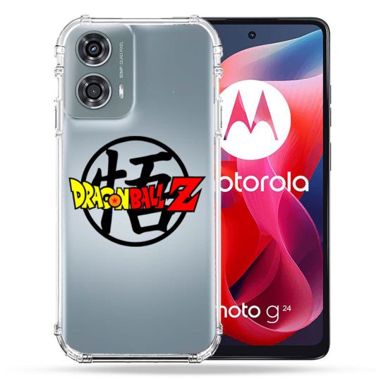 Coque Transparente Pour Motorola G24 4G Dragon Ball Logo