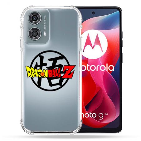 Coque Transparente Pour Motorola G24 4G Dragon Ball Logo