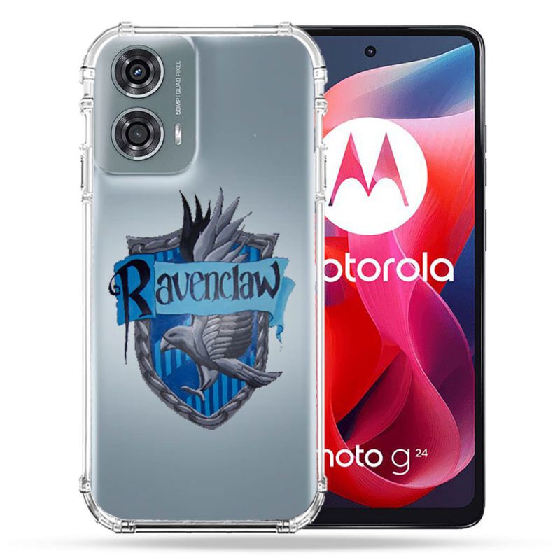 Coque Transparente Pour Motorola G24 4G Harry Potter Ravenclaw