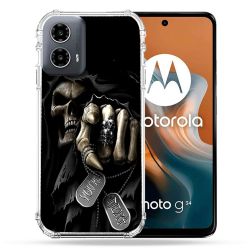Coque Renforcée Pour Motorola G34 5G Tete de Mort Your Next