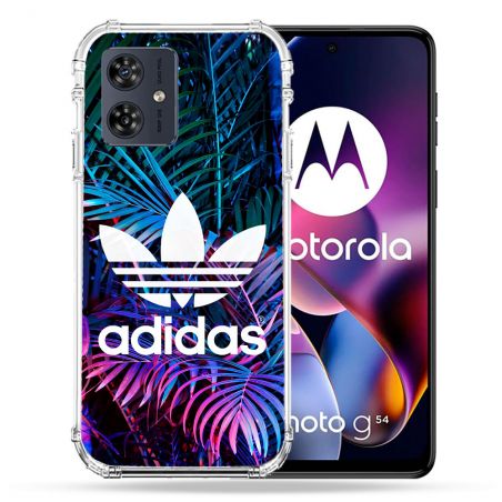 Coque Renforcée Pour Motorola G54 5G Adidas Palmier