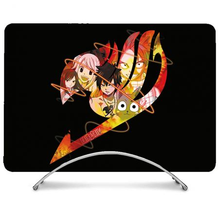 Coque Intégrale Pour MacBook Air M1 13.3 Manga Fairy Tail Logo Noir