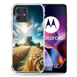 Coque Renforcée Pour Motorola G54 5G Agriculture Moissonneuse Blé