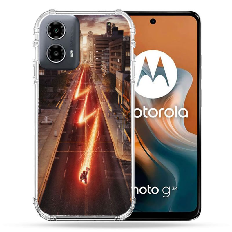 Coque Renforcée Pour Motorola G34 5G The Flash City