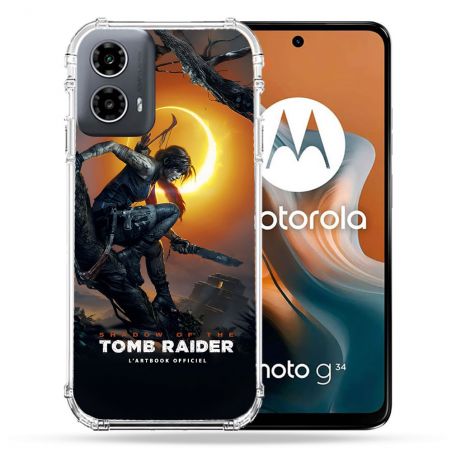 Coque Renforcée Pour Motorola G34 5G Tomb Raider