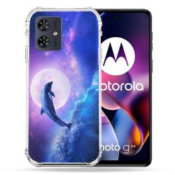 Coque Renforcée Pour Motorola G54 5G Animal Dauphin Vague