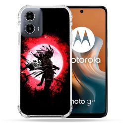 Coque Renforcée Pour Motorola G34 5G Voyage Japon Samourai