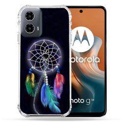 Coque Renforcée Pour Motorola G34 5G Zen Attrape Reve Multicolore