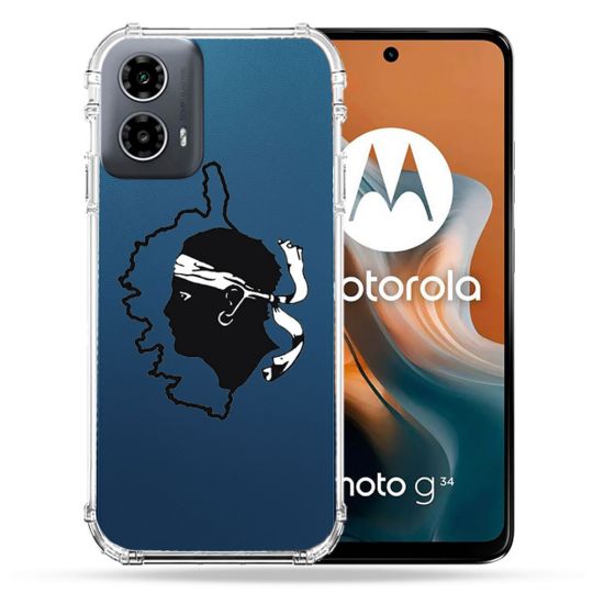 Coque Transparente Pour Motorola G34 5G Corse