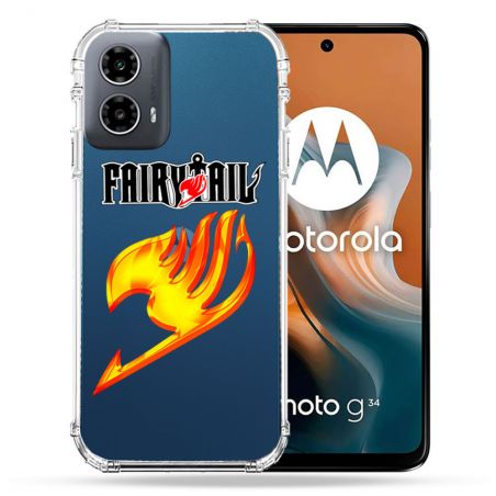 Coque Transparente Pour Motorola G34 5G Fairy Tail