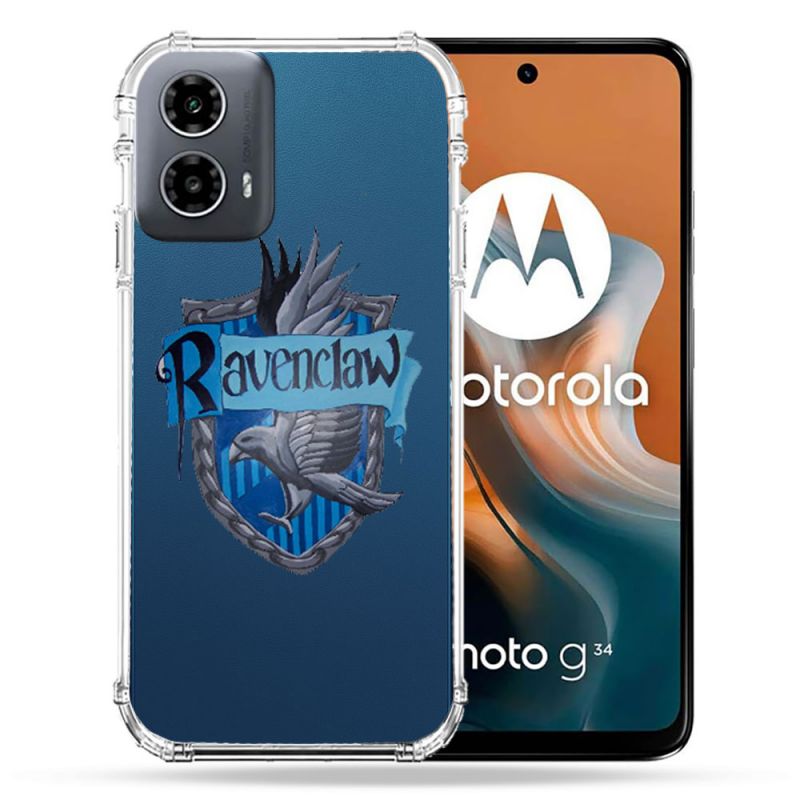 Coque Transparente Pour Motorola G34 5G Harry Potter Ravenclaw