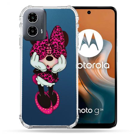 Coque Transparente Pour Motorola G34 5G Minnie