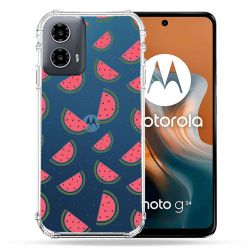 Coque Transparente Pour Motorola G34 5G Pasteque