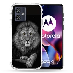 Coque Renforcée Pour Motorola G54 5G Animal Lion Majestueux