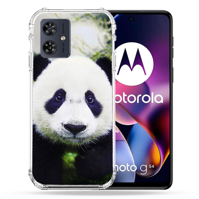 Coque Renforcée Pour Motorola G54 5G Animal Panda Color