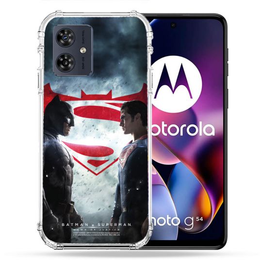 Coque Renforcée Pour Motorola G54 5G Batman VS Superman
