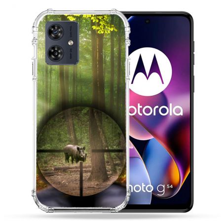 Coque Renforcée Pour Motorola G54 5G Chasse Sanglier Viseur