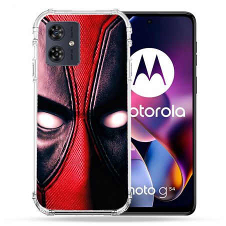 Coque Renforcée Pour Motorola G54 5G Deadpool Yeux