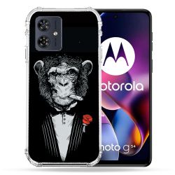 Coque Renforcée Pour Motorola G54 5G Decale Singe Mafia