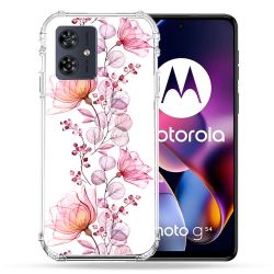 Coque Renforcée Pour Motorola G54 5G Fleur Eclosion