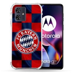 Coque Renforcée Pour Motorola G54 5G Foot Bayern Munich Carreaux