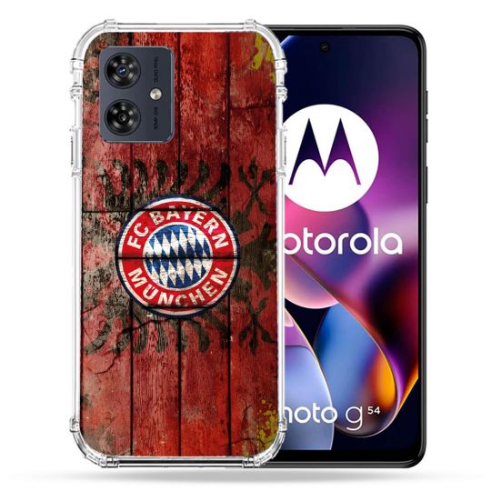 Coque Renforcée Pour Motorola G54 5G Foot Bayern Munich Drapeau