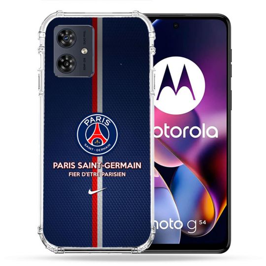 Coque Renforcée Pour Motorola G54 5G Foot PSG Fier