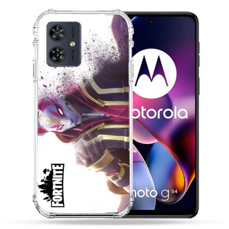 Coque Renforcée Pour Motorola G54 5G Fortnite Blanc