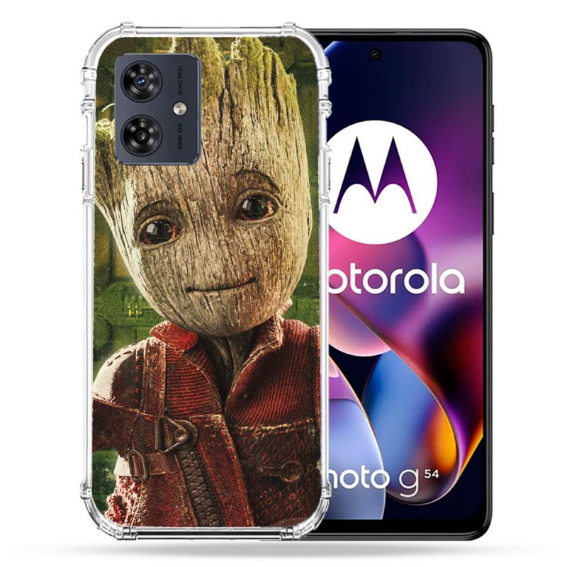 Coque Renforcée Pour Motorola G54 5G Groot Vert