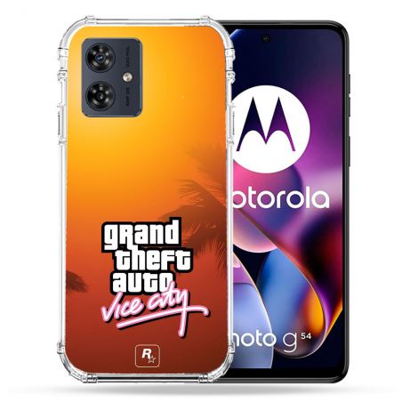 Coque Renforcée Pour Motorola G54 5G GTA Vice City