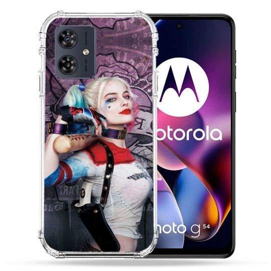 Coque Renforcée Pour Motorola G54 5G Harley Quinn Batte